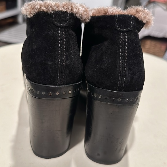 Rag & Bone Inez Suede & Shearling Desert Clogs. - Picture 5 of 12
